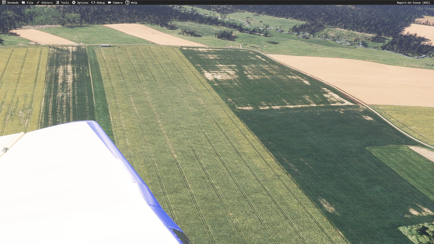 22-12-00 LF5423 dans le prolongement de mon aile gauche